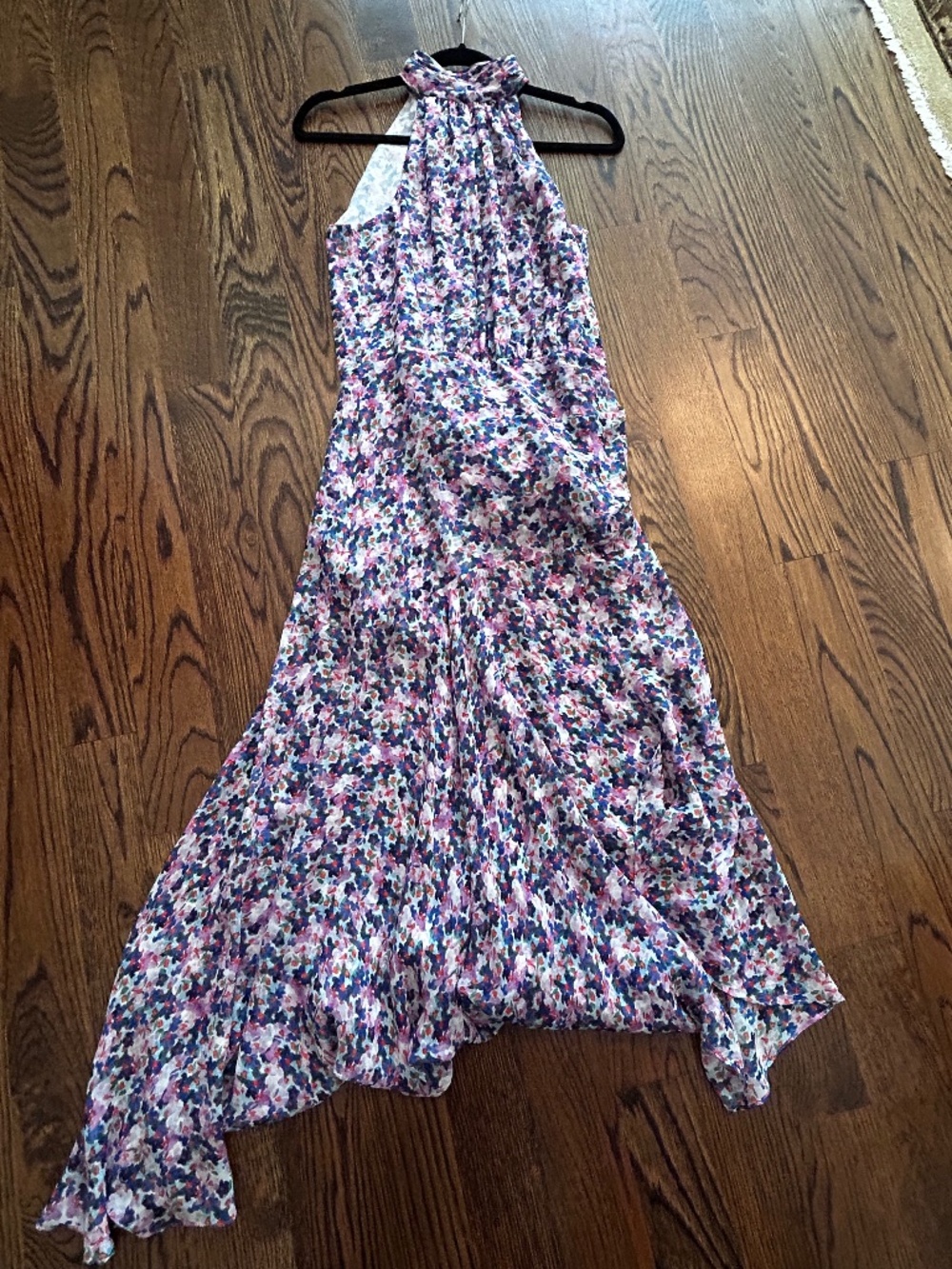 Veronica Beard Halter Floral Maxi Dress